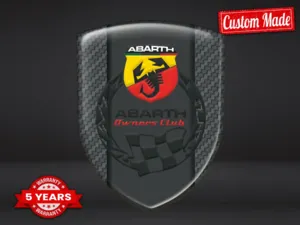 Fiat Abarth Vinilos Ventana Vehículo Resistentes Limitados Alta Calidad